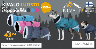 Kivalo Luosto toppatakki alennus 20 prosenttia