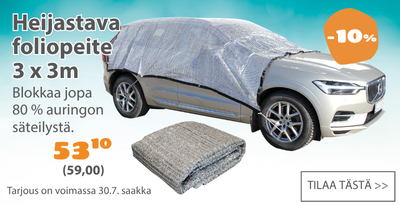 Heijastava foliopeite 3 x 3 m alennus 10 prosenttia