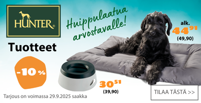 Hunter tuotteet alennus 10 prosenttia