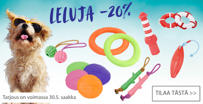 Leluja alennus 20 prosenttia