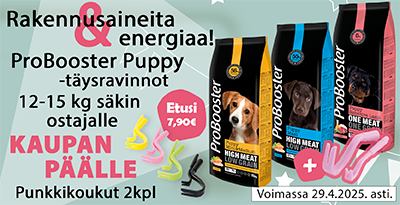 ProBooster Puppyn ostajalle punkkikoukut