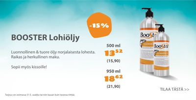 Booster lohiöljy