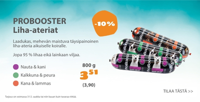 ProBooster liha-ateriat
